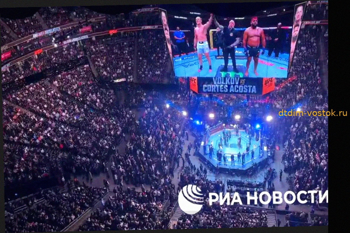 Российский боец UFC Александр Волков вышел на поединок в США под «Катюшу»
